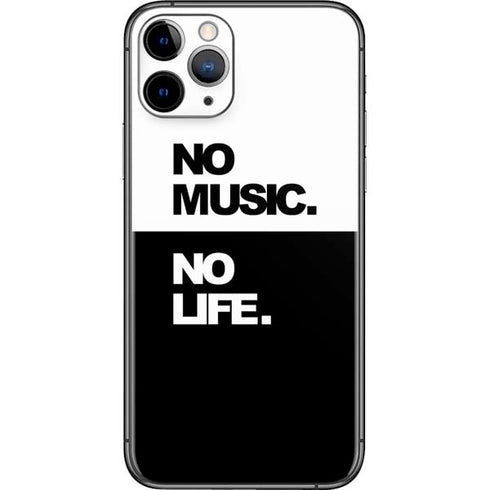 No Music No Life iPhone 11 Pro Skin